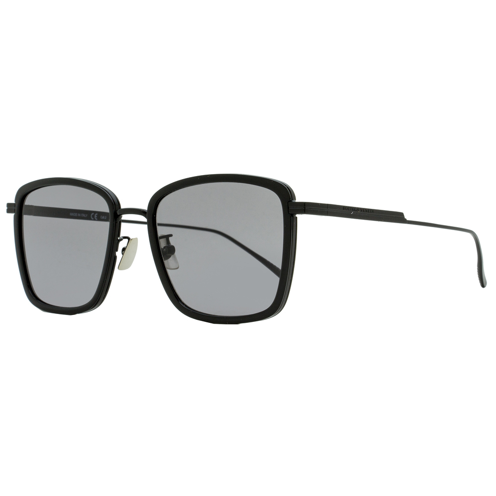 Bottega Veneta Square Sunglasses BV1008SK 002 Black 55mm 1008